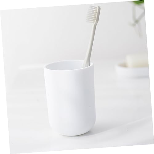 LABRIMP 4-Piece Bathroom Set with White Lotion Bottle