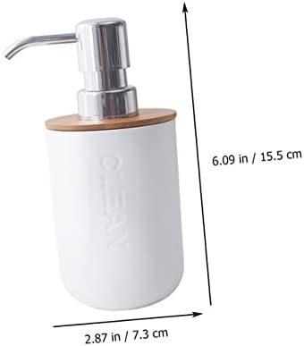 UTHCLO 4-Piece Bathroom Soap Dispenser Set with Toothbrush Holder