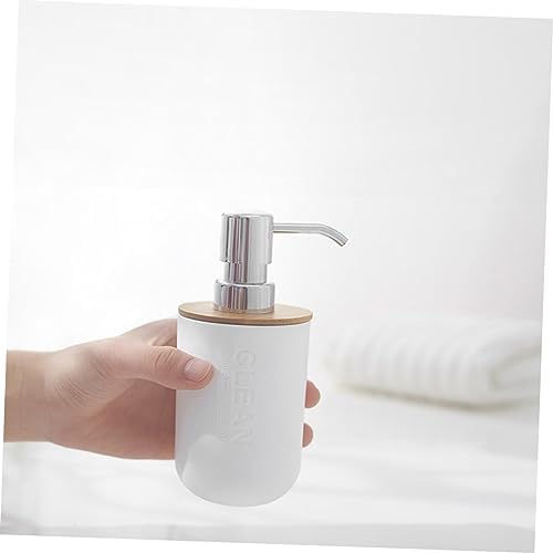 UTHCLO 4-Piece Bathroom Soap Dispenser Set with Toothbrush Holder