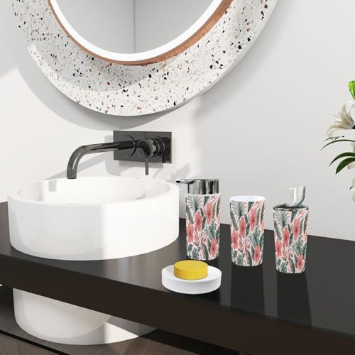 Boho Bathroom Accessories Set 6 Piece