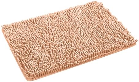 Gooddyiyukey 27x18 Inch Shaggy Non-Slip Bath Mat 1