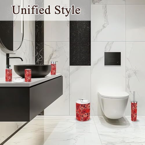 6 Piece Boho Style Bathroom Accessories Set