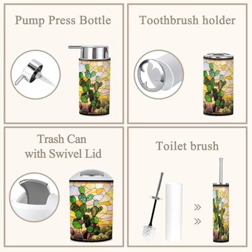 Mystical Southwestern Desert Bathroom Accessories Set