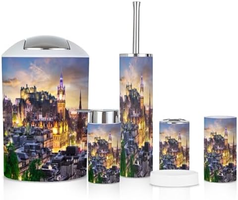 Edinburgh City Castle Bathroom Accessories Set 6 Piece 1
