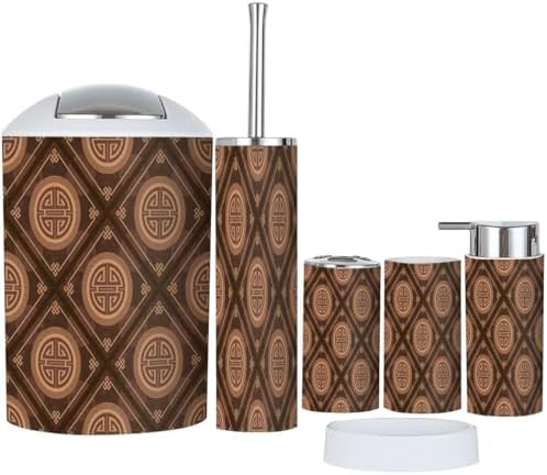 JBNJANKDAV 6 Piece Bathroom Accessories Set