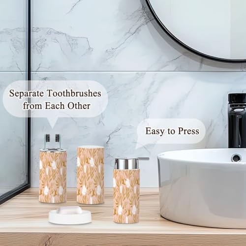 Boho Mystical 6 Piece Bathroom Accessories Set