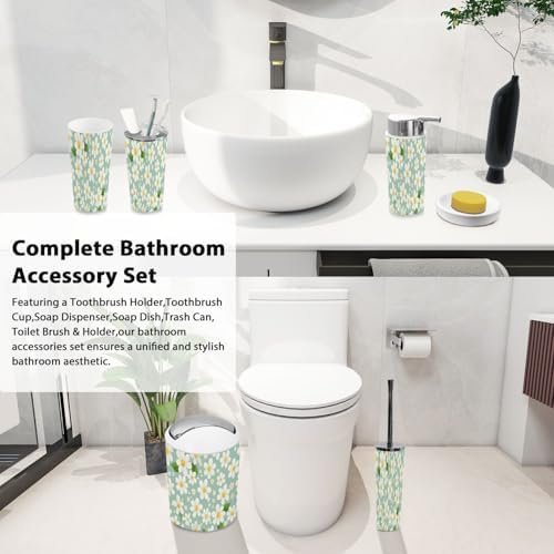 Boho Style Bathroom Accessories Set 6 Piece
