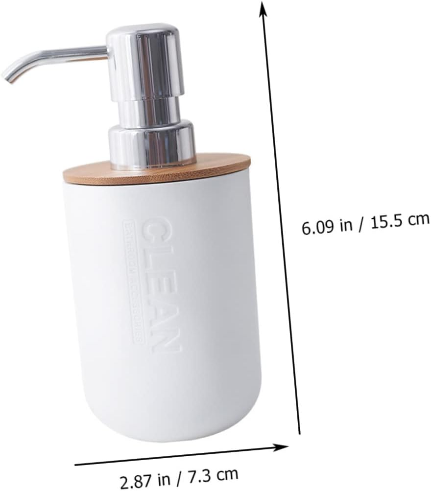 UTHCLO 4-Piece Bathroom Soap Dispenser Set with Toothbrush Holder