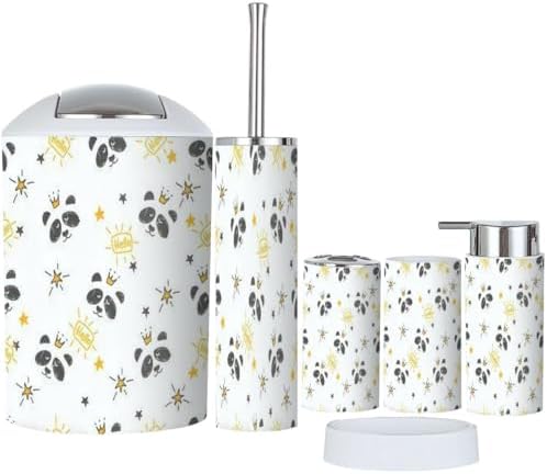 Bathroom Accessories Set 6 Pcs Durable and Stylish 1