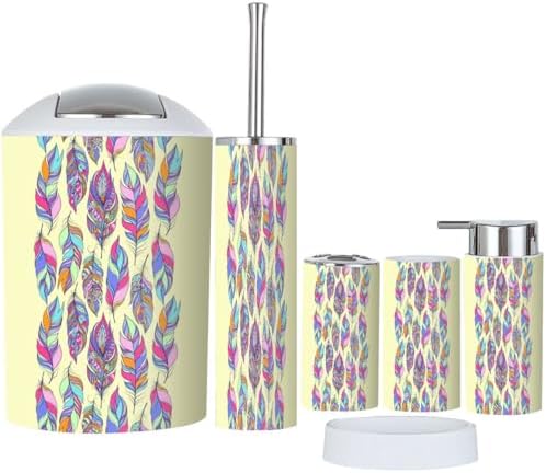 6 Pcs Durable Bathroom Accessories Set