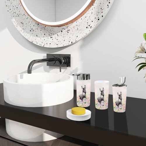 Boho Bathroom Accessory Set 6 Piece 1