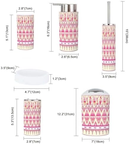 JBNJANKDAV 6 Pcs Bathroom Accessories Set 1