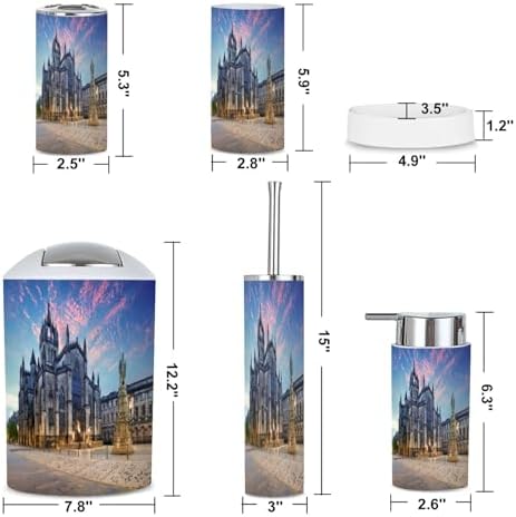 Edinburgh Bathroom Accessories Set 6 Piece