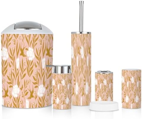 Boho Mystical 6 Piece Bathroom Accessories Set