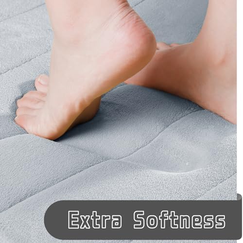 Yimobra Memory Foam Bath Mat Set 2-Piece