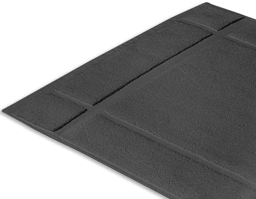 Ample Decor Bath Mats 100 Cotton Grey