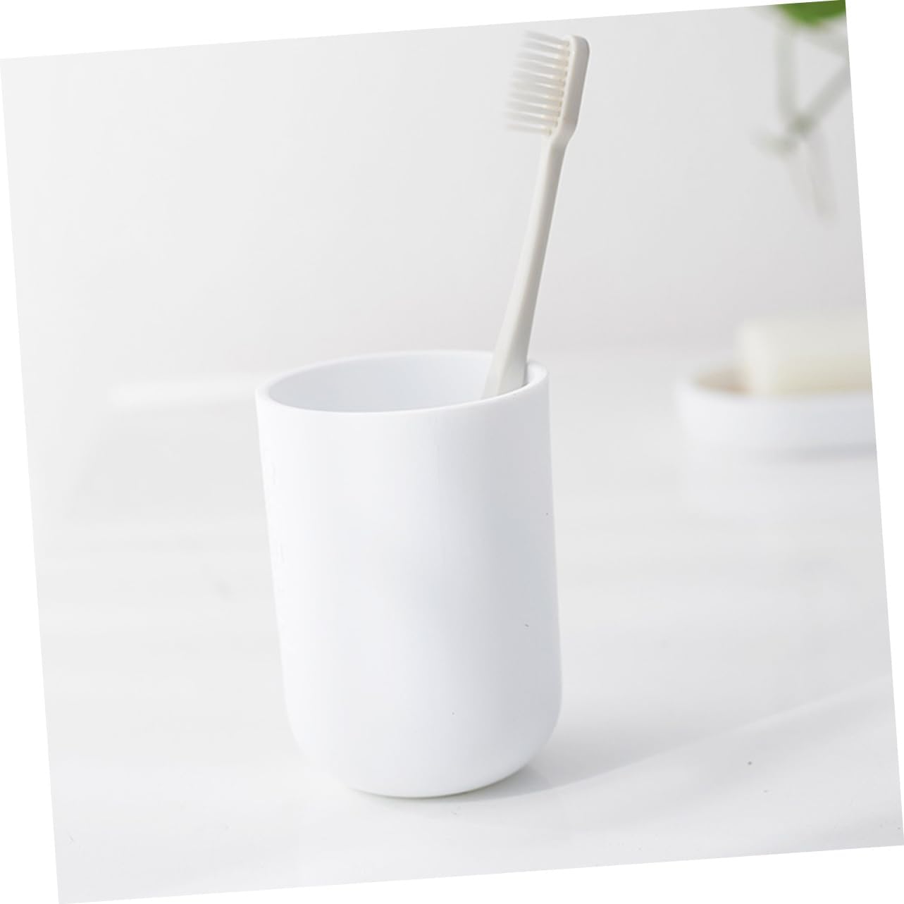LABRIMP 4-Piece Bathroom Set with White Lotion Bottle