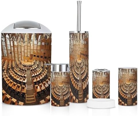 6 Piece Boho Style Bathroom Accessories Set 1
