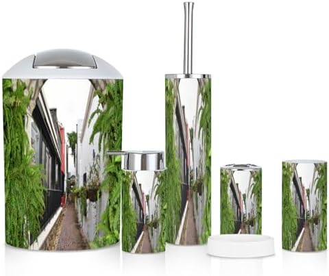 GISGBJW 6 Piece Bathroom Accessories Set