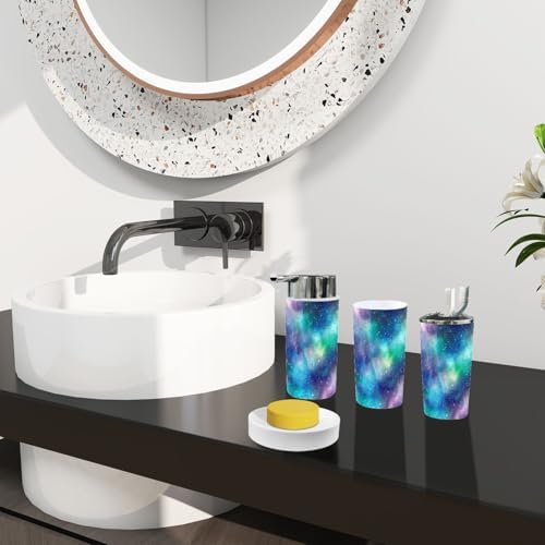 Boho Galaxy Bathroom Accessory Set 6 Piece 1