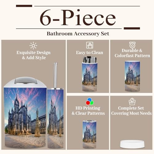 Edinburgh Bathroom Accessories Set 6 Piece