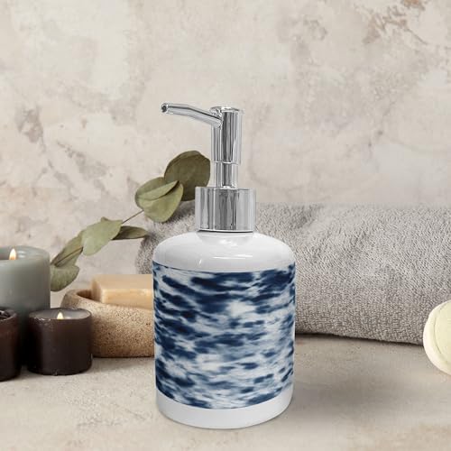 Ambesonne Ikat Print Soap Toothbrush Set Ceramic Retro Design