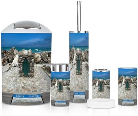 6 Piece Cape Agulhas Boho Bathroom Set
