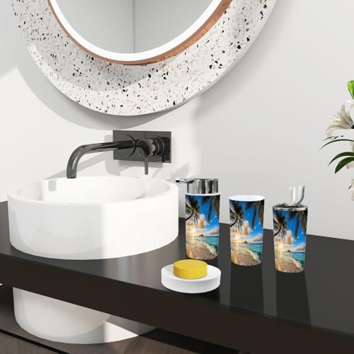 Boho Style 6-Piece Bathroom Accessory Set