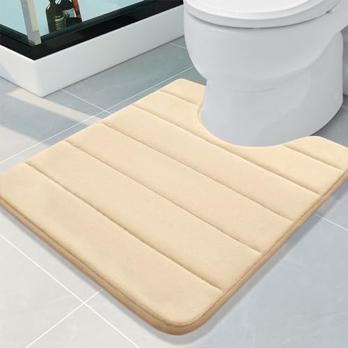 Buganda Memory Foam Toilet Rug Non-Slip Absorbent
