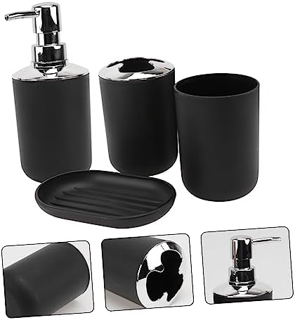 ABOOFAN 4 Piece Bathroom Accessory Set