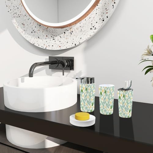 Boho Style Bathroom Accessories Set 6 Piece