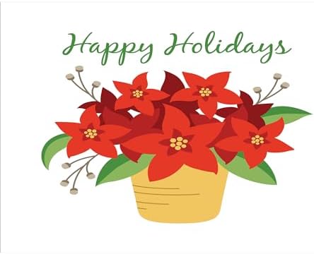 Ambesonne Poinsettia Soap Dispenser Toothbrush Holder Set
