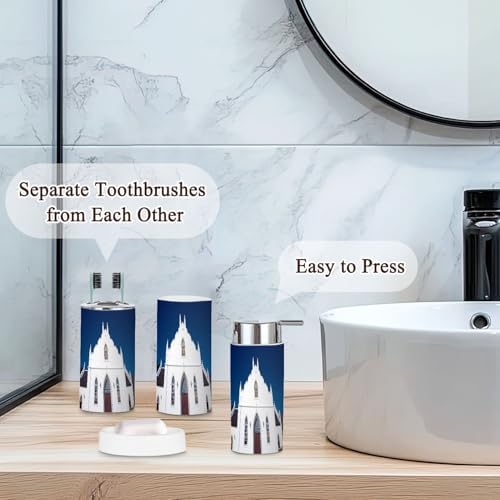 6 Piece Dutch Colonial Bathroom Accessories Set