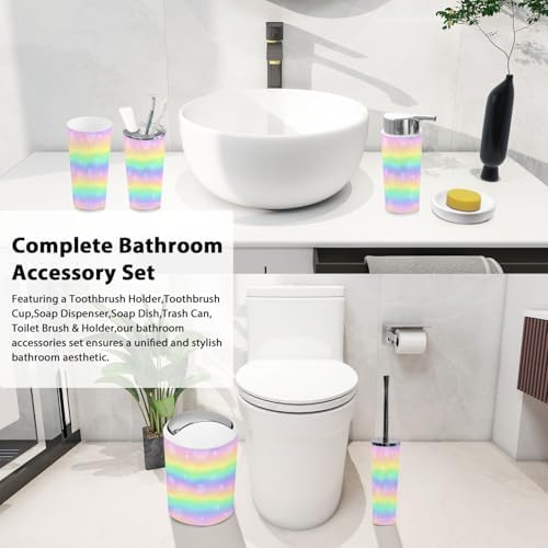 Boho Galaxy Bathroom Accessory Set 6 Piece