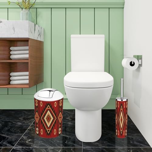 Boho Native Bathroom Accessory Set 6 Piece