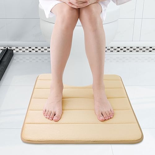 Buganda Memory Foam Toilet Rug Non-Slip Absorbent