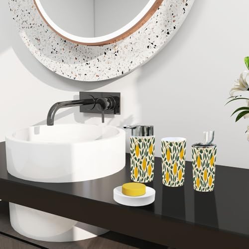 Boho Tropical 6-Piece Bathroom Accessory Set