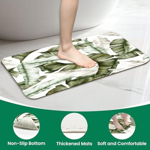 JCOOKLOFTS 4 Piece Luxury Banana Leaf Shower Set