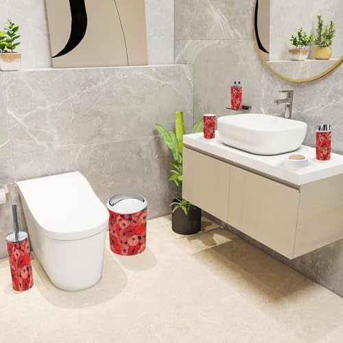6 Piece Boho Style Bathroom Accessories Set
