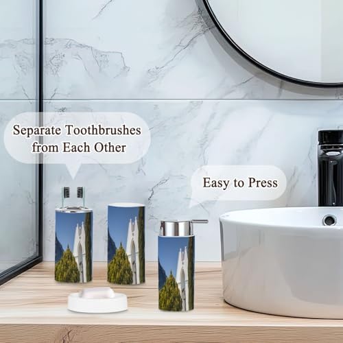 6-Piece Boho Bathroom Accessories Set