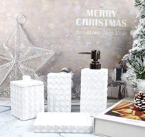 Hymmah Bathroom Accessories Set 4 Pcs Resin