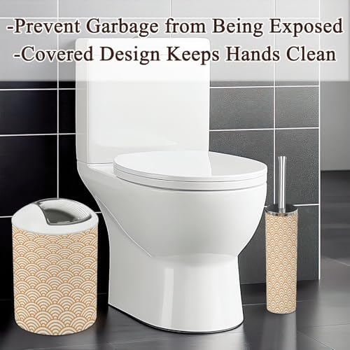 6 Pcs Durable Japanese Style Bathroom Accessories Set