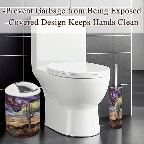 6 Piece Stormy Sky Cactus Bathroom Set