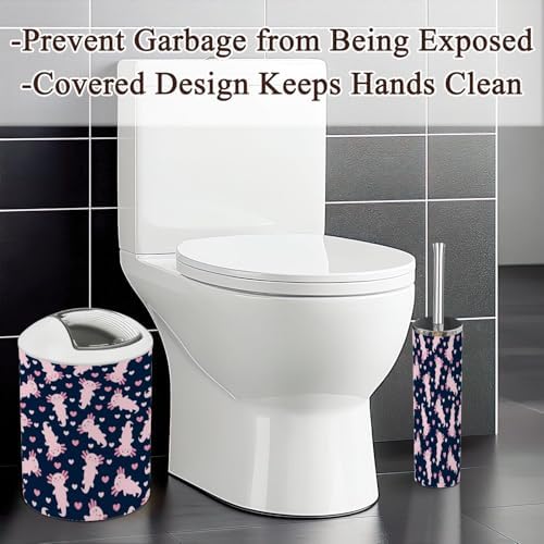 6 Piece Axolotl Bathroom Accessories Set 1
