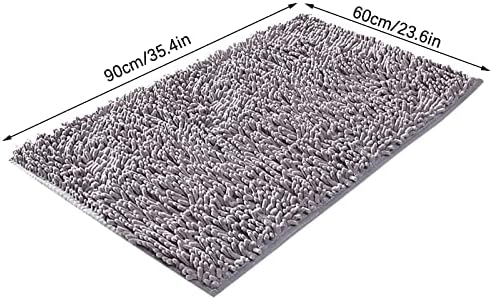 Scceatti Plush Kitchen Rugs Set Non-Slip Bathroom Mat