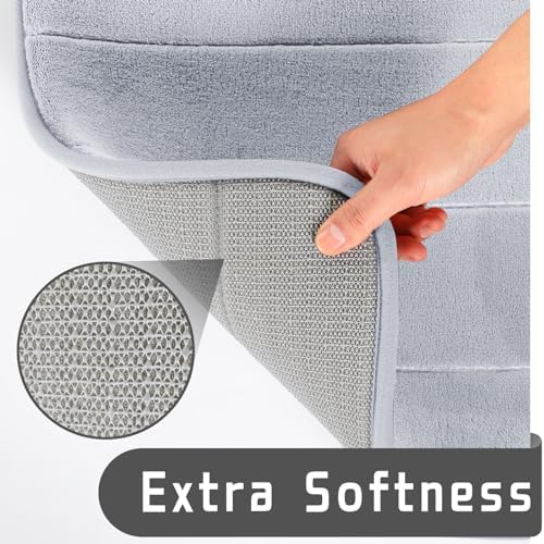 Yimobra Memory Foam Bath Mat Set 2-Piece