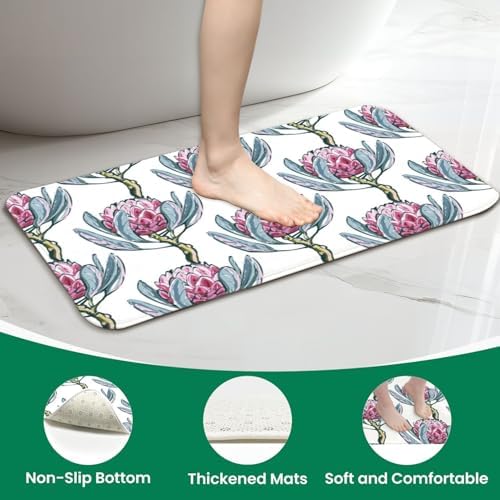4 Piece Shower Curtain Set with Rugs and Accessories 1