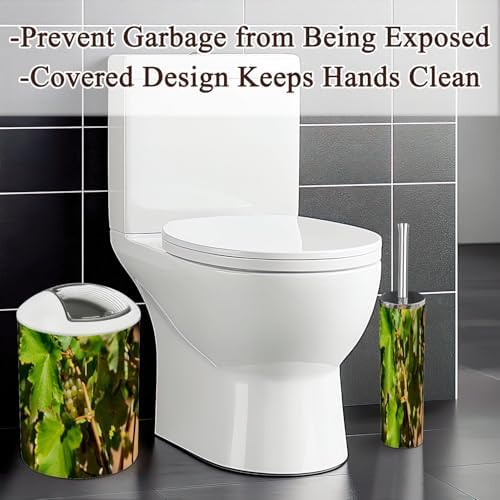6 Piece Bathroom Accessories Set in Ripe White Grapes