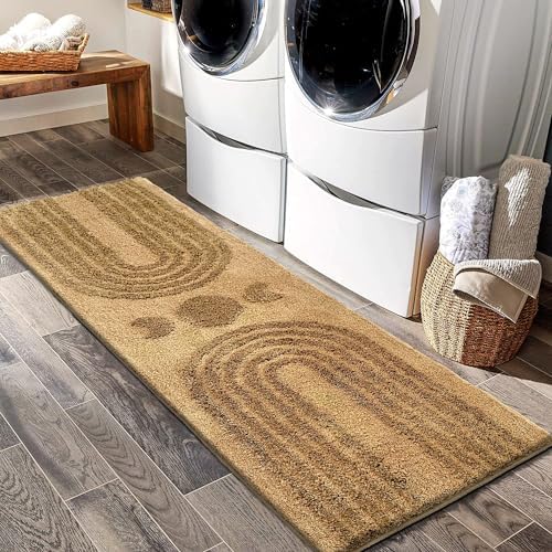 Boho Style 20x60 Bathroom Runner Rug