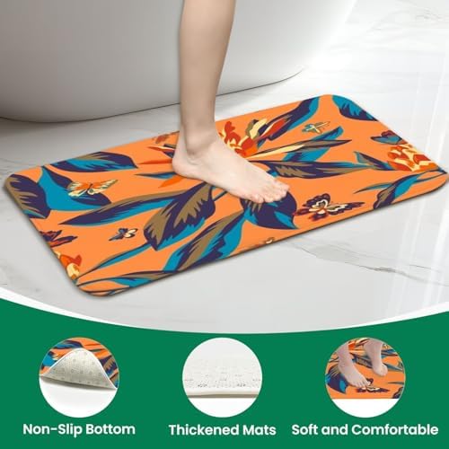 JCOOKLOFTS 4-Piece Shower Curtain Set with Rugs and Toilet Lid Cover